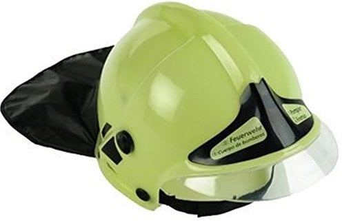 Theo Klein 8944 - Feuerwehr-Helm, neon, phosphoreszierend