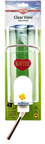 Kaytee Clear View Wasserflasche für Haustiere, Kaninchen, Frettchen und Meerschweinchen, 900 ml