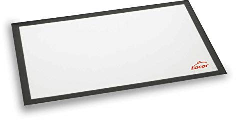 LACOR - 66731 - Tapete Silicona para Bandeja 60x40 cm- Blanco
