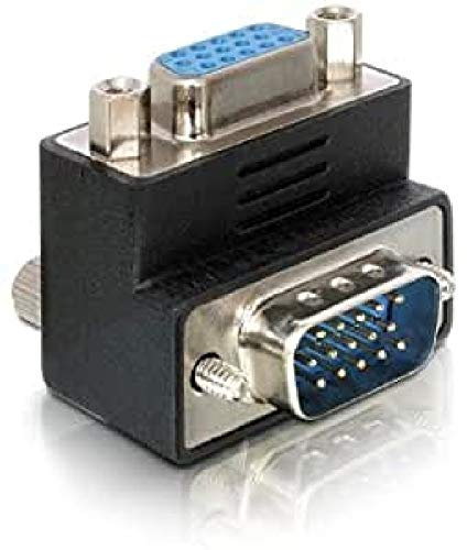 Delock Adapter VGA Stecker/Buchse 90°Gewinkelt