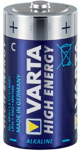 Varta - 4914121412 - High Energy Piles Alcalines - C LR14 X 2 - Lot de 5