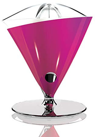 BUGATTI, Vita, Electric Juicer with Blown Tempered Glass Jug Included, Capacity 0.6 liters, Stainless Steel Filter, 80 W (Liliac)