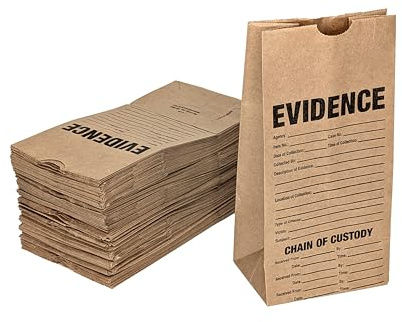 Crime Scene Paper Evidence Bags (Small)