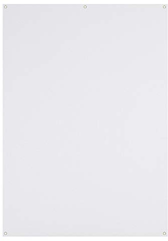 Westcott X-Drop Wrinkle-Resistant 5' x 7' (1.52 x 2.13m) Backdrop for Headshots, Photoshoots & Product Photos - Portable and Travel Friendly (High Key White)