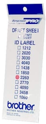 Brother ID2260 Stempel Etiketten