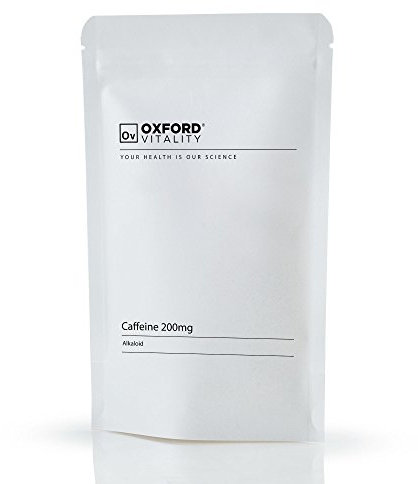 Caffeine 200mg Tablets | Supplements for Weight Loss and Pre-Workout Energy | Oxford Vitality (500 Tablets)