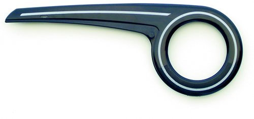 DEKAFORM Kettenschutz Easy Line 180-3 für Biria Conquest City Star Diamant Hanseatic Mars Fahrrad 26 / 28 Zoll * schwarz, Dekor 301 Silber