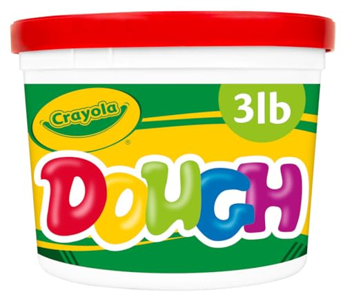 Crayola Dough - Red (3lb), Bulk Modeling Dough for Kids, Clay Alternative, Resealable Tub, Ages 3+, Great for Kids Arts & Crafts