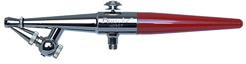 Paasche H#1L Puede rociar Agua o Pinturas a Base de disolventes para Pasatiempos, Manualidades y Mucho más, Metal, Rojo, 1 (.45mm)