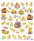 Hobby Design Sticker * Ostern Küken Ostereier * Aufkleber