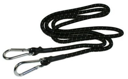 60 (150cm) HEAVY DUTY BUNGEE CORD WITH CARABINER CLIPS