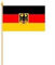 FRIP - Stockfahne Deutschland Adler Gr. ca. 30x45 cm mit Stock