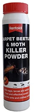 Rentokil PSC50 carpet moth and beetle killer powder