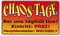 Schild mit Spruch - CHAOS-TAGE täglich live! - 309264-25cm x 15cm - Arbeit Büro Geschäft