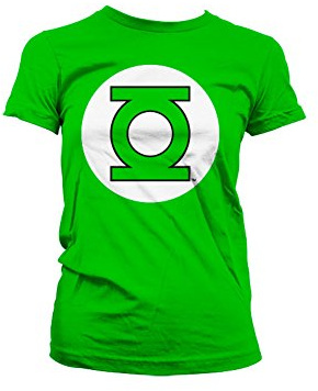 Green Lantern Officially Licensed Merchandise Logo Women T-Shirt (Green), XX-Large