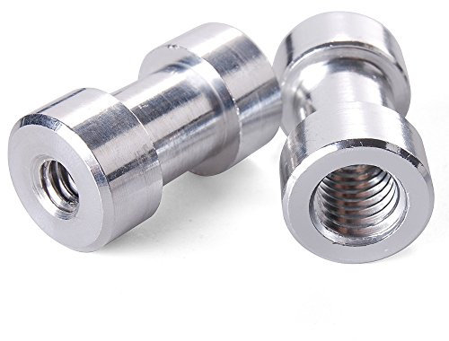 Adapter Spigot 3/8 and 1/4 Threads Female - Female | Studio Light Stand Tripod Screw