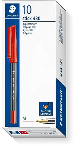 STAEDTLER Stick 430 M-2 Kugelschreiber 10 Stück Rot, Einzelprodukt