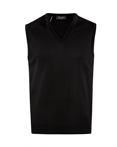 MÄRZ Pullunder Merino Superwash 460000-595 Black, 66