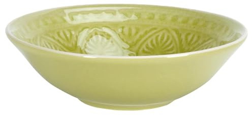 BUTLERS Schale Steinzeug - SUMATRA - spülmaschinenfest | Farbe Gelb - 200 ml - Schale für Müsli & Obst - Suppenschale für Suppen & Eintöpfe