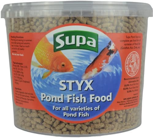 Supa Pond Sticks Fish Food, 3 Litre Bucket, Premium Quality Pond Fish Food Offering A Nutritionally Balanced Diet.