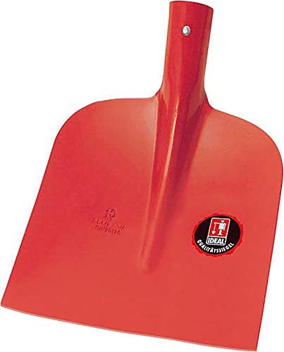 RUHR-BRILLANT Holsteiner Sandschaufel | zum Transport Loser Materialien | Schaufelblatt aus Stahl 260 x 240 mm, überlappend geschweißte Dülle ½ gehoben, ohne Stiel