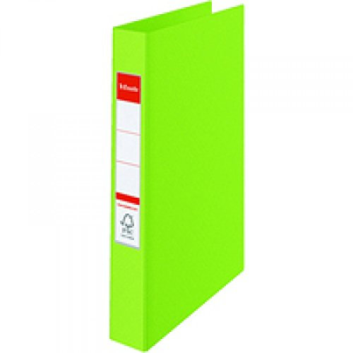 Esselte 4-Ringbuch, PP, bis zu 190 Blatt, Vivida-Serie, 42 mm Rücken, 14453 - A4, grün