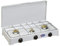 FORNELLO PARKER 3 FUOCHI VALVOLATO CON RIPIANO ESTRAIBILE E VALVOLE DI SICUREZZA BLOCCO GAS METANO 63X38X16