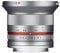 Samyang 12mm F2.0 MFT silber - Weitwinkel Festbrennweite für Micro Four Thirds Anschluss, manueller Fokus, für APS-C Kamera Olympus OM-D E-M1 III, Pen E PL10, OM-D E-M5 III, Panasonic Lumix DC-G91