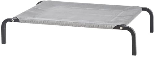 Bunty Raised Dog Bed Medium - Elevated, Lightweight & Chew Resistant, Ideal for Indoor & Outdoor Use - Waterproof Dog Bed with Rust Resistant Steel & Heavy Duty Washable Weave Mesh