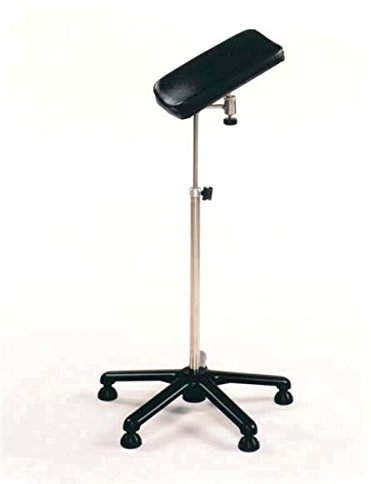 Mobiclinic Gepolsterte Arm- und Beinstütze aus Edelstahl.