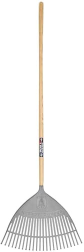 Spear & Jackson 3884WNB Neverbend Plastic Leaf Rake Wooden Handle