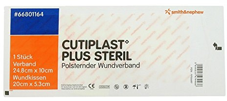 Cutiplast Plus Steril 10x24,8 cm Verband, 1 St