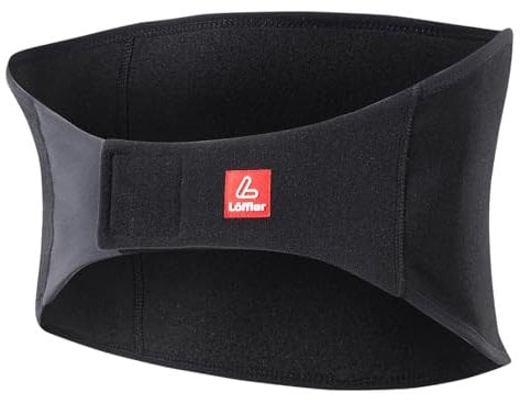 Löffler Unisex nyrebælte Nierengurt, Schwarz, L EU