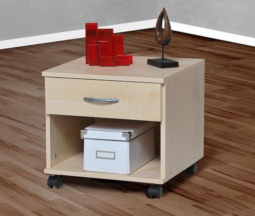 Möbeldesign Team 2000 Rollcontainer Bürocontainer Schubcontainer Nachtschrank ahorn -5