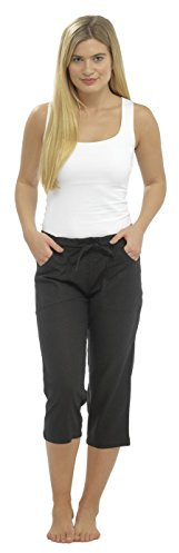 Tom Franks Ladies Linen Blend Cropped 3/4 Length Trousers