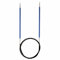 KnitPro K47124 Rundstricknadel, Metal, Orange, 80cm / 2.75mm