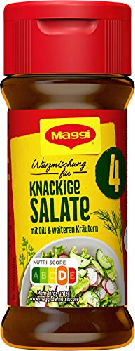 MAGGI Würzmischung 4, für knackige Salate, feine Kräuter, würziger Geschmack, für Salat, Fisch oder Kräutersaucen, 1er Pack (1 x 60g)