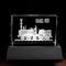 Kaltner Präsente Stimmungslicht - Das perfekte Geschenk: LED Kerze/Kristall Glasblock / 3D-Laser-Gravur Eisenbahn Dampflokomotive Adler / 3D Lokomotive Nachtlicht/Eisenbahndeko