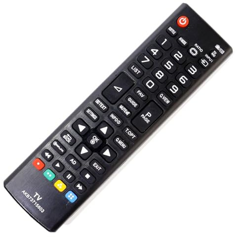 AKB73715603 Mando a Distancia Fit for LG HD TV 42LN540B 32LN540B 32LN520B | 32LN5400 39LN5400 37LN540B 42LN540000LN550B 50LN5400 50LN540B 42LN5400 50PN450B 42LN550B 50LN5400 50PN6500