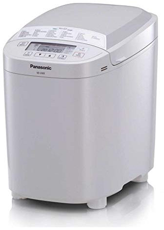 Panasonic SD-2500WXE Macchina per il Pane, 10 Impasti, modalità Senza Glutine, Marmellata e Composte, 3 Dimensioni di Pane, Design Compatto e Lineare, 150 W, 60 Decibel, Bianco