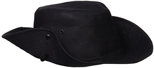 Mil-Tec Chapeau de Brousse m.druckknopf , Homme, Noir, XXL