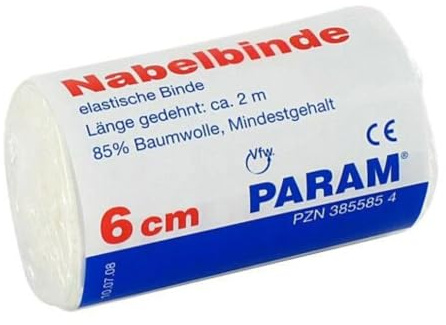 NABELBINDE 6 cm m.Band m.Cel 1 St