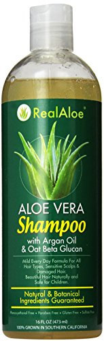 Real Aloe Mild Shampoo, Aloe Vera, 16 Fluid Ounce by Real Aloe