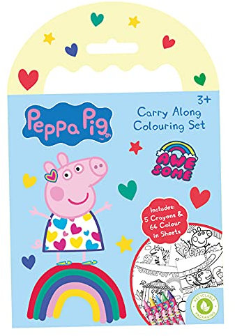Peppa Pig Carry Along Colouring Set