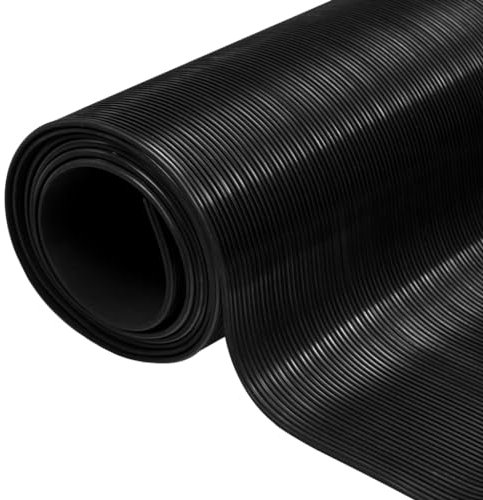 vidaXL Gummimatte Anti-Rutsch 2 x 1 m Geriffelt