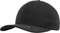 Flexfit Delta Baseball Cap, Unisex Basecap aus Polyester für Damen und Herren, ohne Naht, wasserabweisend, black, S/M