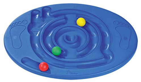 Unbekannt Balancier-Schnecke, Balancierboard mit 3 Kugeln - Gleichgewicht Koordination Motorik balancieren Balance Kinder Schüler Spiele Balancierbrett Sport Bewegung Förderung