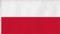 normani Fahne mit Messingösen 90 x 150, 150 x 250 oder 300 x 500 cm wählbar Farbe Polen Größe 90 x 150