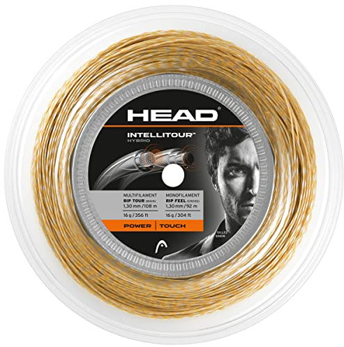 HEAD Unisex-Erwachsene Intellitour Rolle Tennis-Saite, Natural, 16