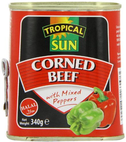 Tropical Sun Corned Beef Pepper Halal 340 g